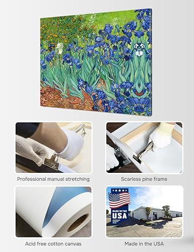 Vista 186 de DECORARTS - Almond Blossom Tree - Vincent Van Gogh Art Reproduction. Giclee Canvas Prints Wall Art for Home Decor 30x24