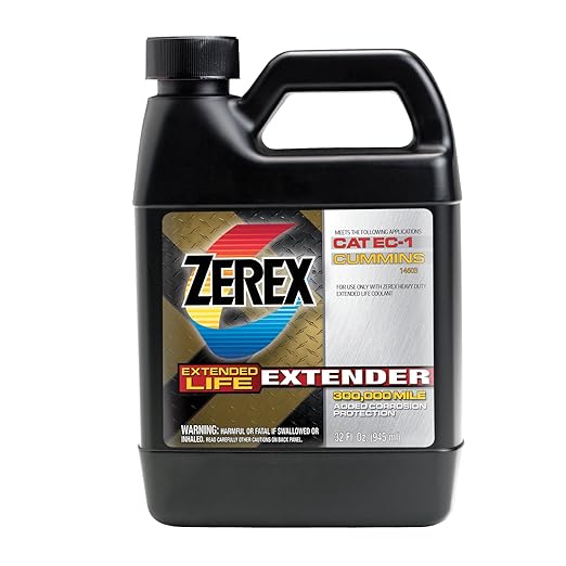 Zerex ZXEDX36PK Heavy Duty Extended Life Antifreeze/Coolant 1 Quart