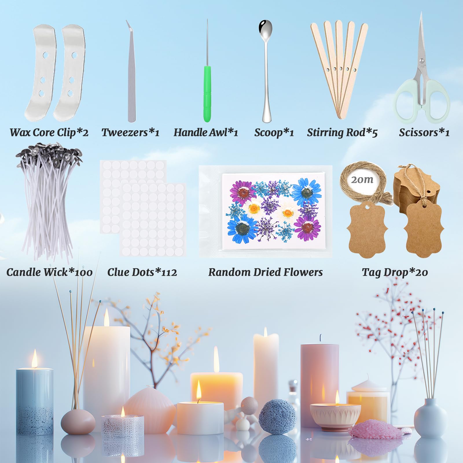 UCAMP Stampi per Candele in Silicone,Stampi per Candele 3D Bubble Cubo,Stampi per Candele Fai Da Te,silicone 3D fai da te,Atampi per Candele da Versare Come Decorazioni per la Casa