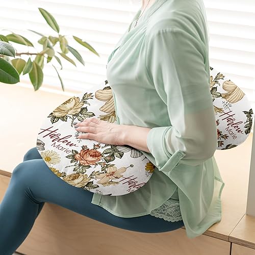 Miniatura 23 de Funda de almohada de lactancia para bebé, fundas suaves de lactancia con nombre, funda de almohada de lactancia materna para alimentación