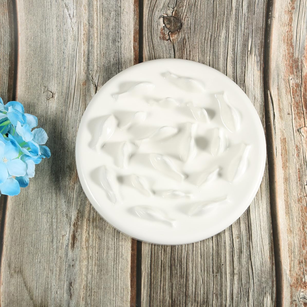 Gamelle en Céramique pour Chat à Alimentation Lente, Blanche | Forme Labyrinthe, Usage Repas pour Chat et Chien, Lavage Facile, Anti-chocs, Style Ludique