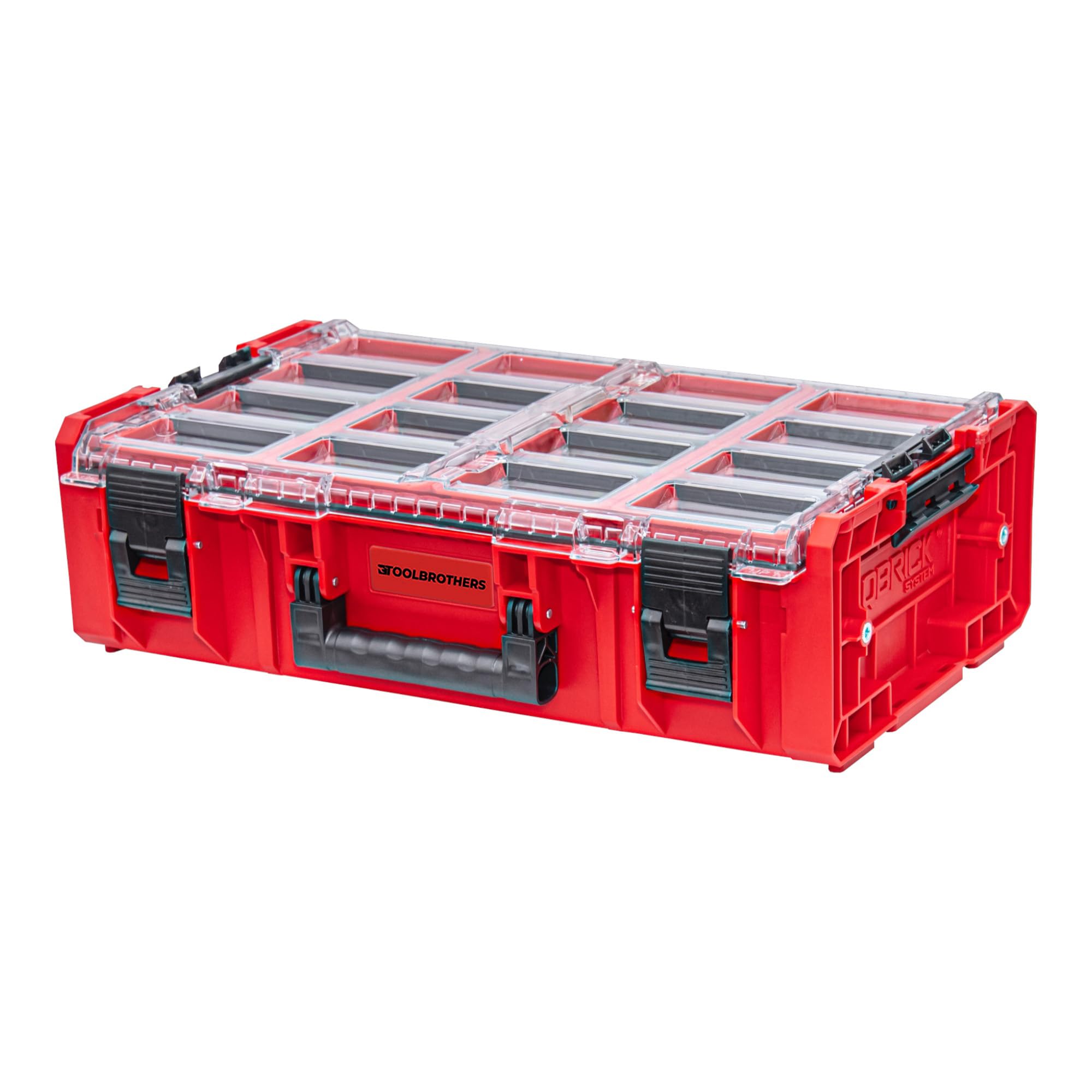 Toolbrothers RHINO XXL Organizer ULTRA altezza 2XL Custom Multilayer impilabile 582 x 387 x 172 mm 13,5 l IP66 con inserto in schiuma