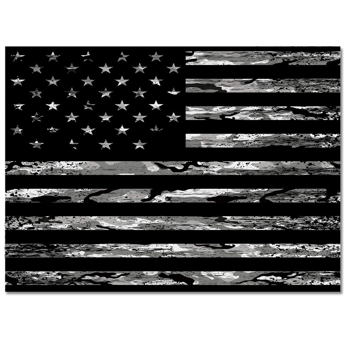 American Rustic Flag Area Rug 5'x8' for Living Room, Kids Teen Girls Boys Bedroom, Independence Day USA Star Stripes Flag Outdoor Indoor Washable Carpet Runner Area+Rug for Kitchen, Hallway, Entryway