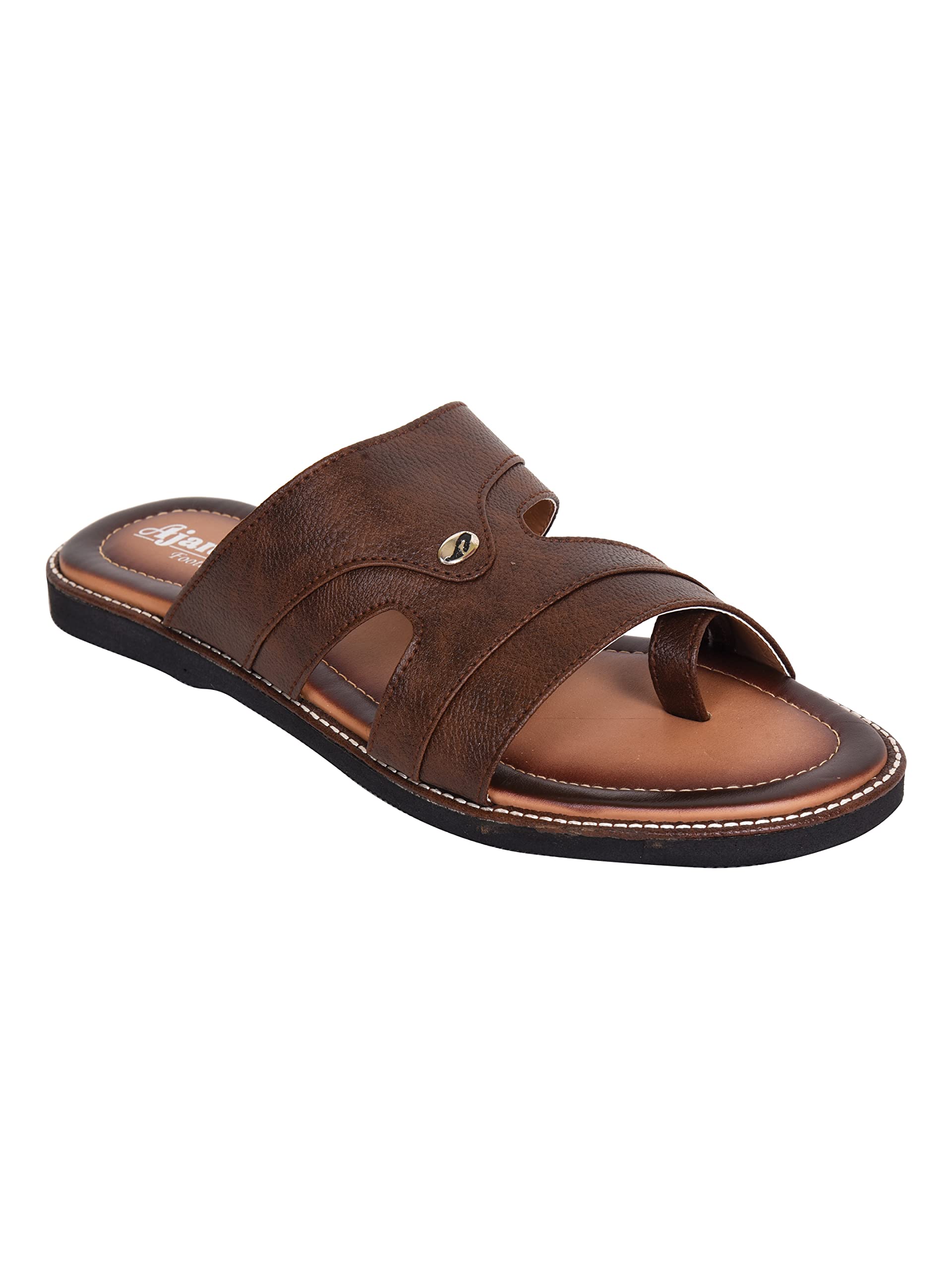 AJANTA Mens Brown Sandal CG1008 (B09V13HK93) Amazon Price History, Amazon Price Tracker