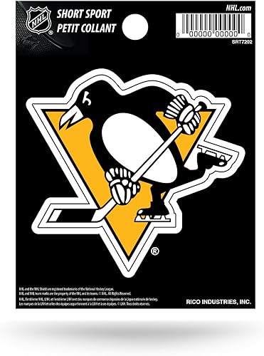 Calcomanía deportiva corta de la NHL