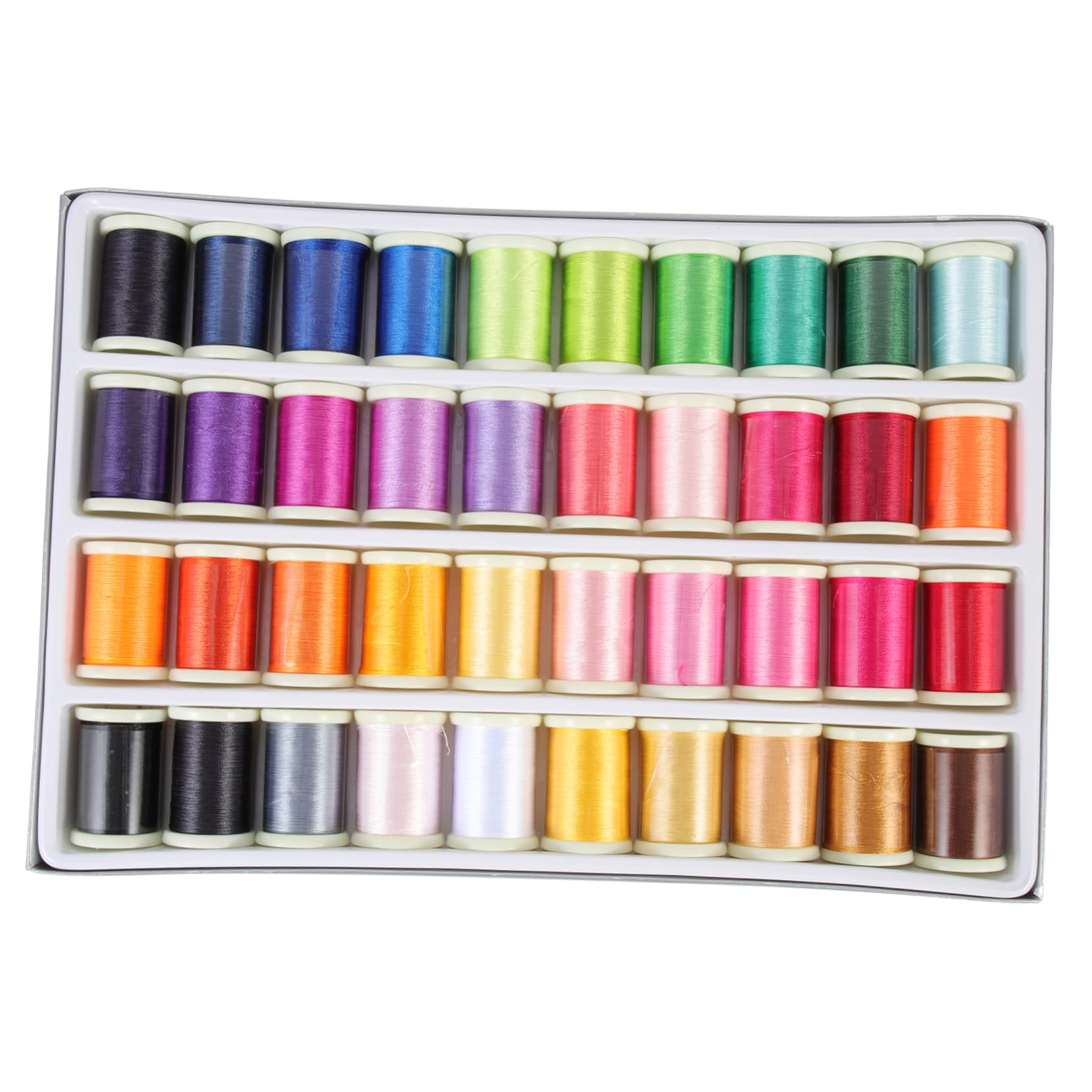 ERINGOGO Embroidery Machine Thread 40 Colors Embroidery Thread Set Quilting Decorative Projects