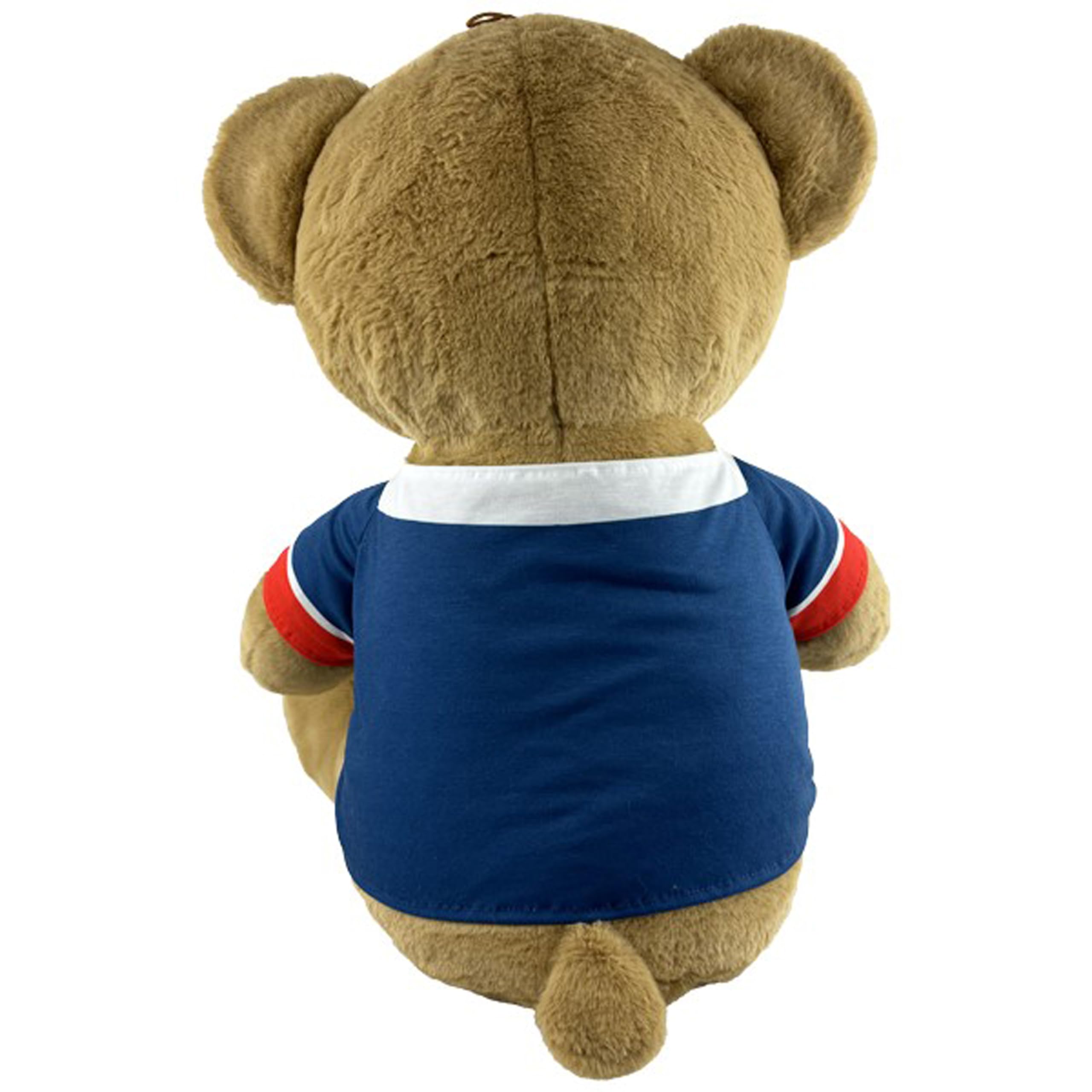 Peluche PSG Ours Maillot 28 cm Officiel Paris Saint Germain