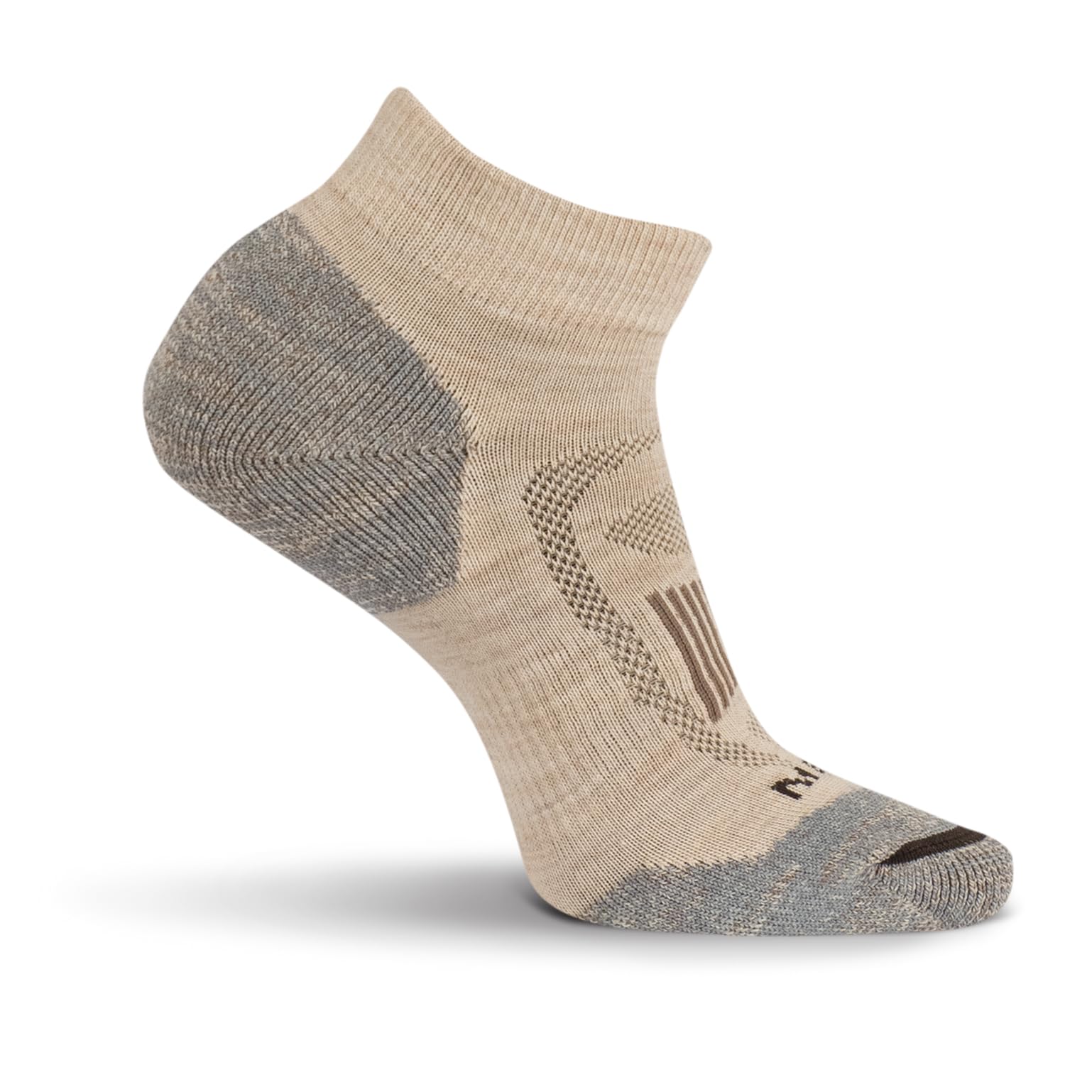 Merrell Women's 1 Pack Zoned Quarter Light Hiker Hiking Socks, Oatmeal Heather, S-M