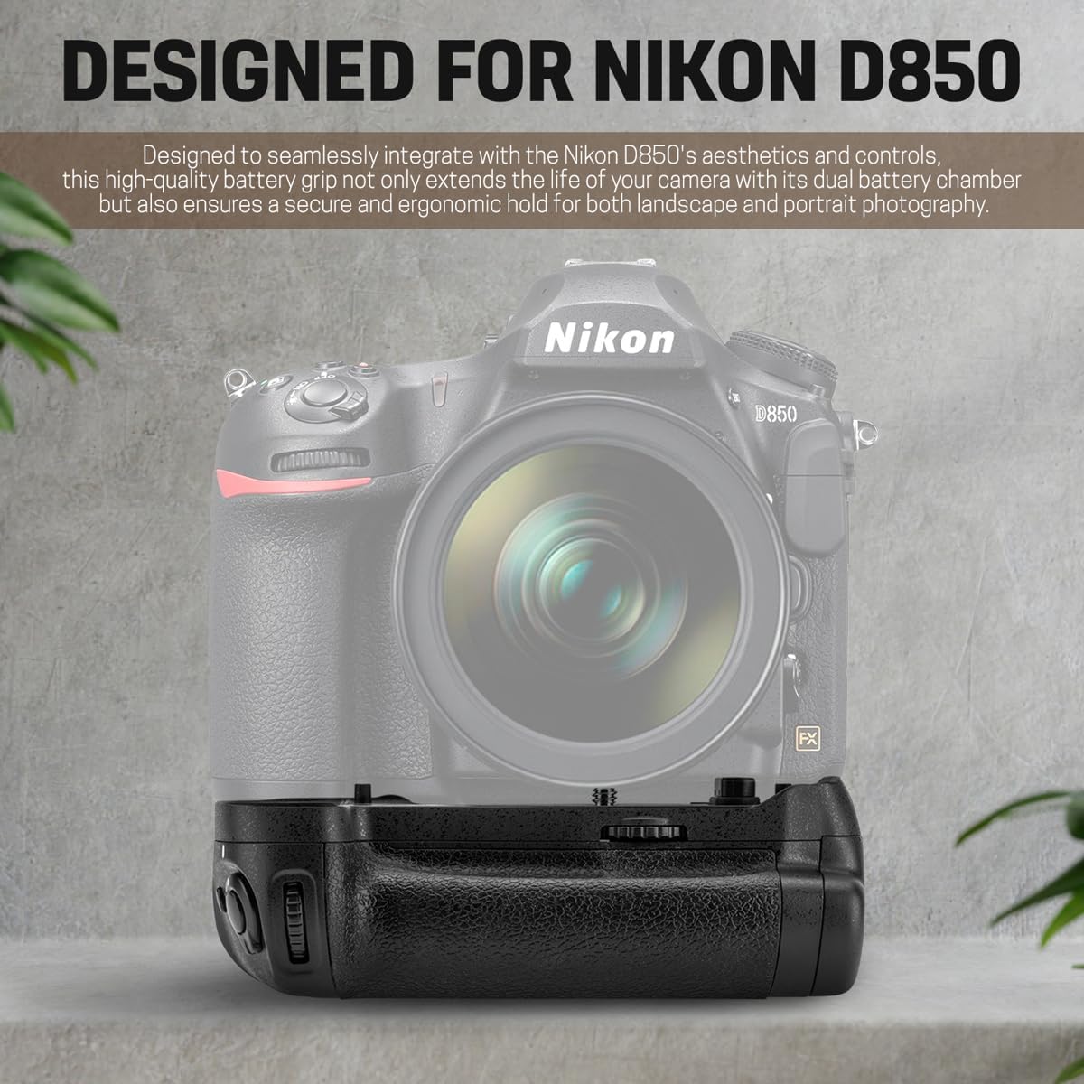 Green Extreme MB-D18 Multi-Power Battery Pack Replacement Battery Grip for Nikon D850