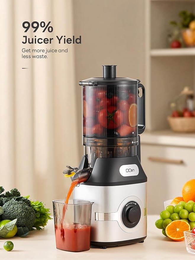 Extractor de Jugos Prensado en Frío Boca Ancha 120V 300W miniatura 6