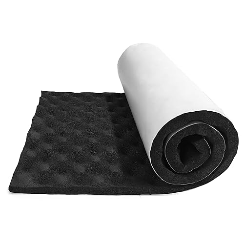 20mm Thick Self-Adhesive Acoustic Foam Panels, Eggcrate Wave Design Sound