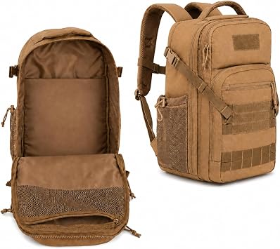 Tactical Hiking Backpack, Military Laptop Backpack for Travel, Camping