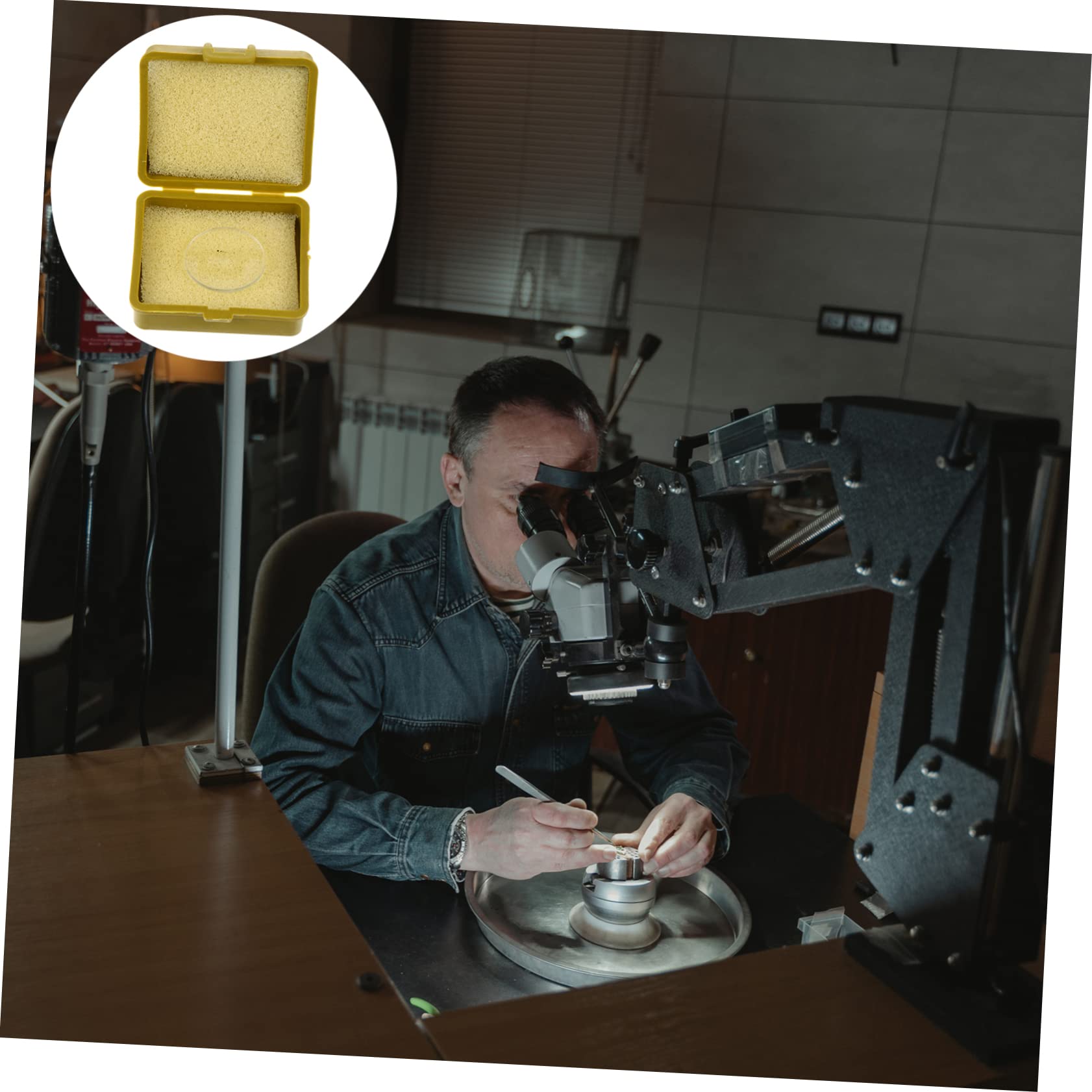 NAMOARLY Microscope Micrometer Net Shaped Eyepiece Ruler for Calibration 2:1 Aspect Ratio Grid