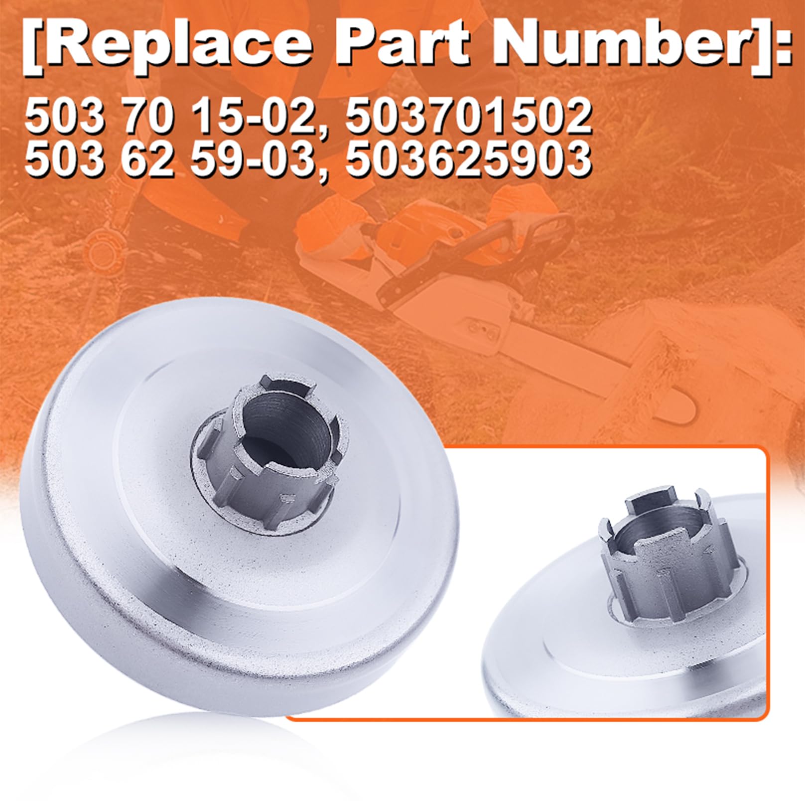 Amazon.com: Mtanlo 3/8-7T Clutch Drum Rim Sprocket Bearing