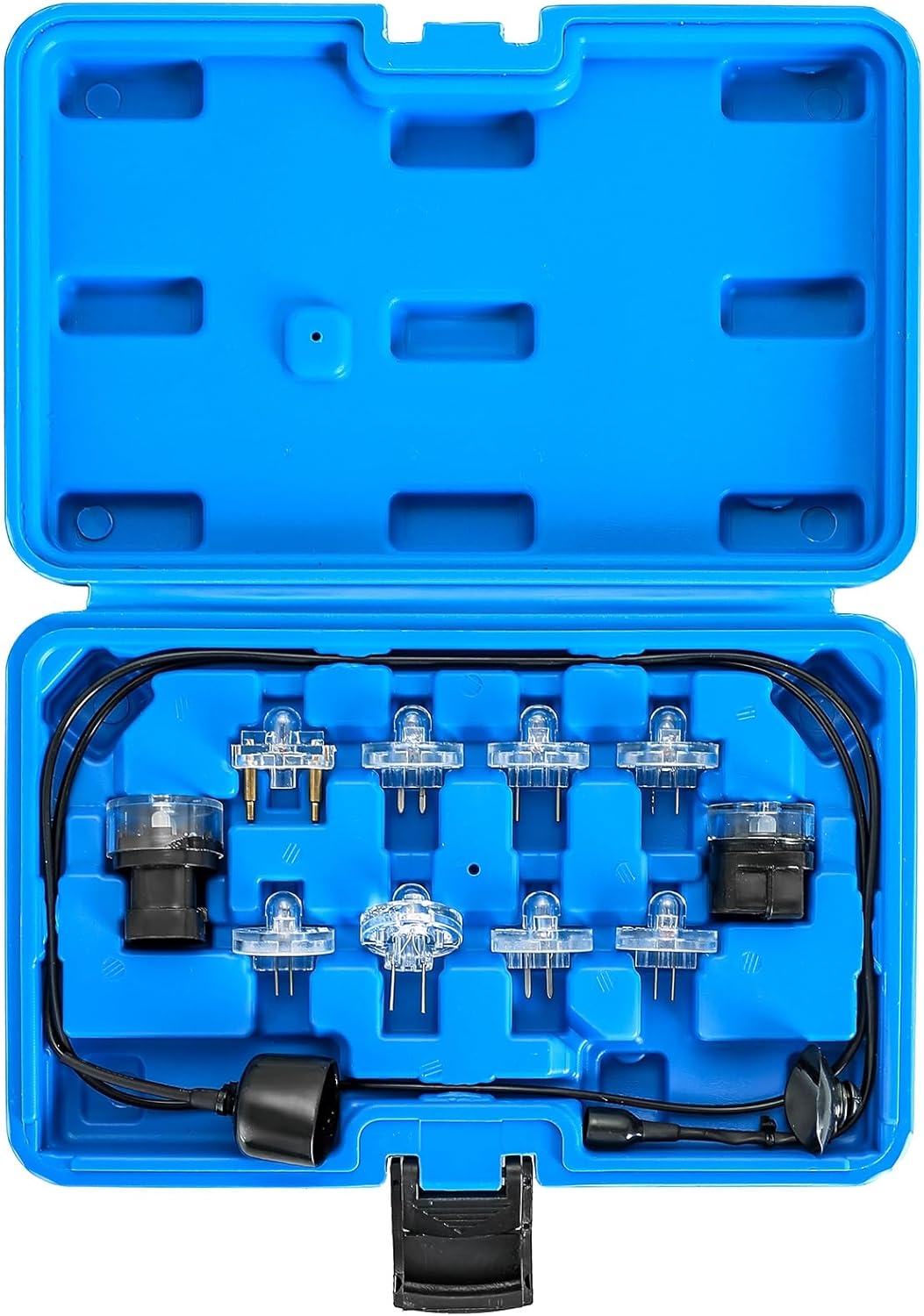 DASBET Noid Light Test Kit 11 Pieces | Fuel Injector Noid Light Tester Kit with 8 Noids, Noid Lites IAC Tester for Most Cars