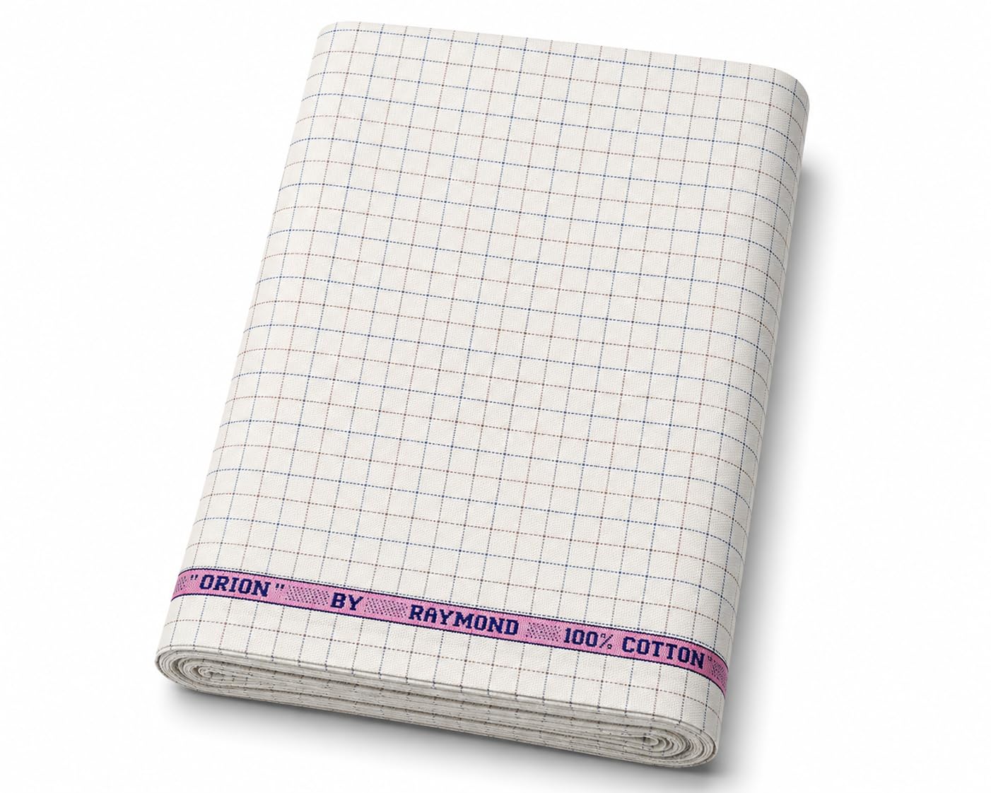By Orion 100% Cotton Checked Men Shirt Fabric, Soft & Comfortable All Weather (Cut-1.70 Meter)-image-0