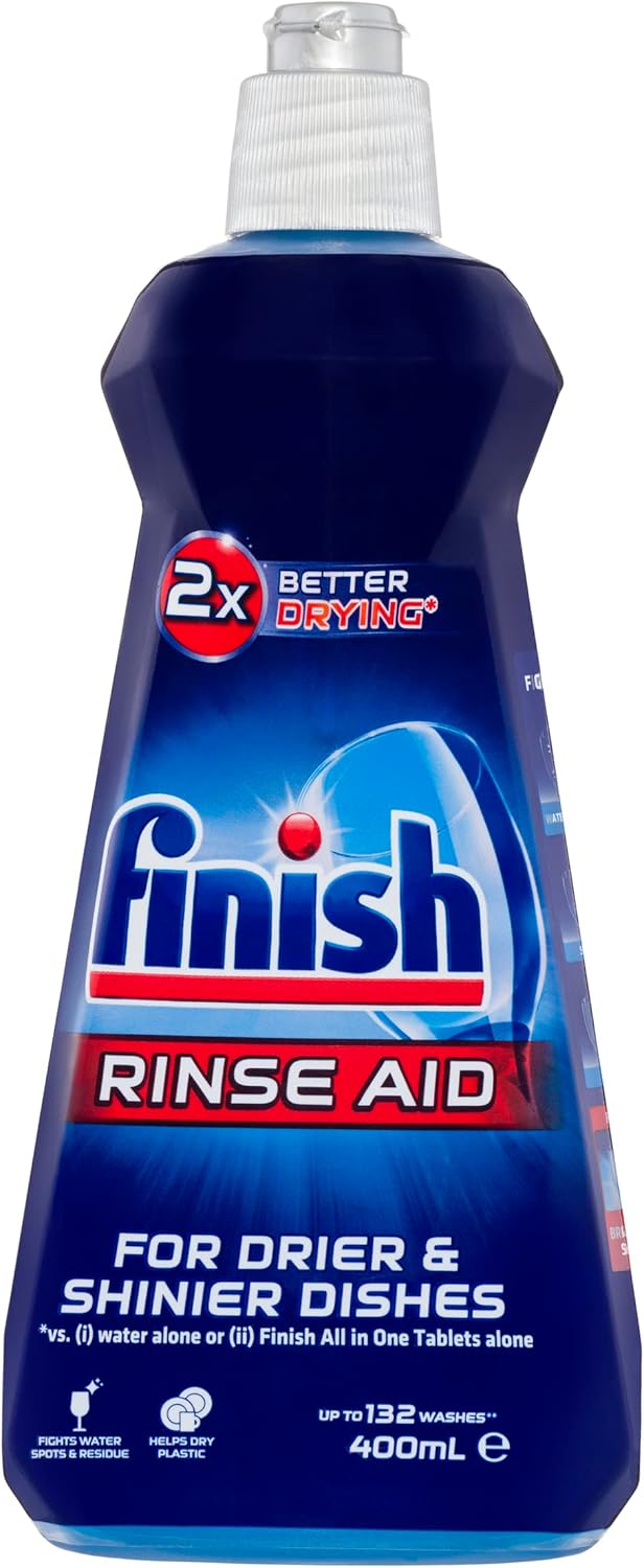 Finish Dishwasher Rinse Aid 0 400mL (Pack of 6)