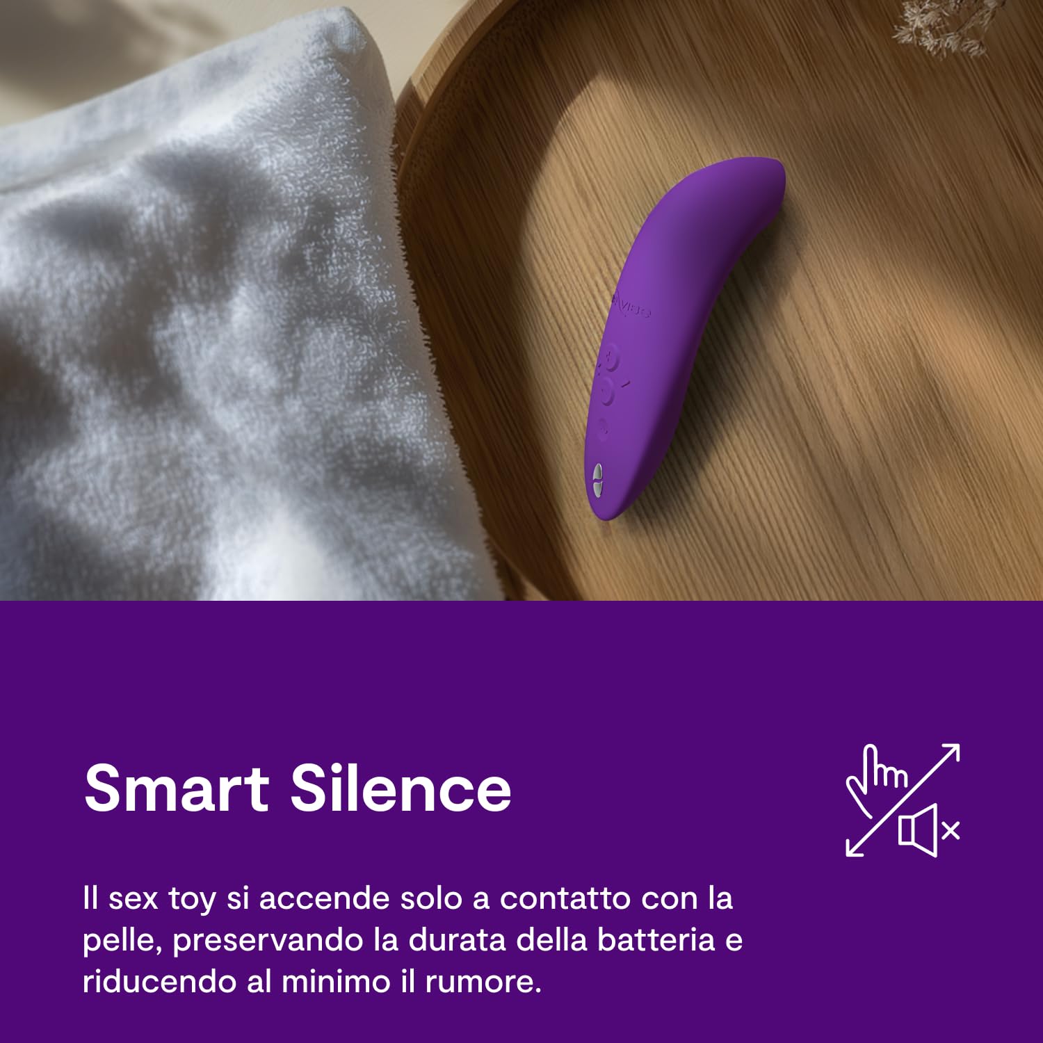 We-Vibe Melt 2 Vibratore Clitorideo | Stimolatore Giocattoli Sessuali | Succhiatore Clitoride Massaggiatore per Donne | Masturbatore con Controllo App | 12 Intensità e 6 Modelli di Suzione | Viola