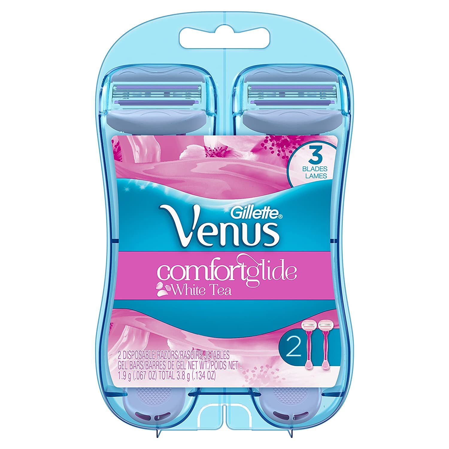 Gillette Venus White Tea Razors - 2 Count -8