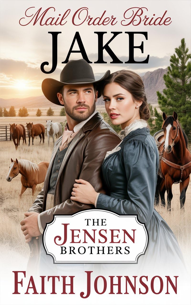 Mail Order Bride: Jake: Clean and Wholesome Western Historical Romance (The Jensen Brothers Book 2)