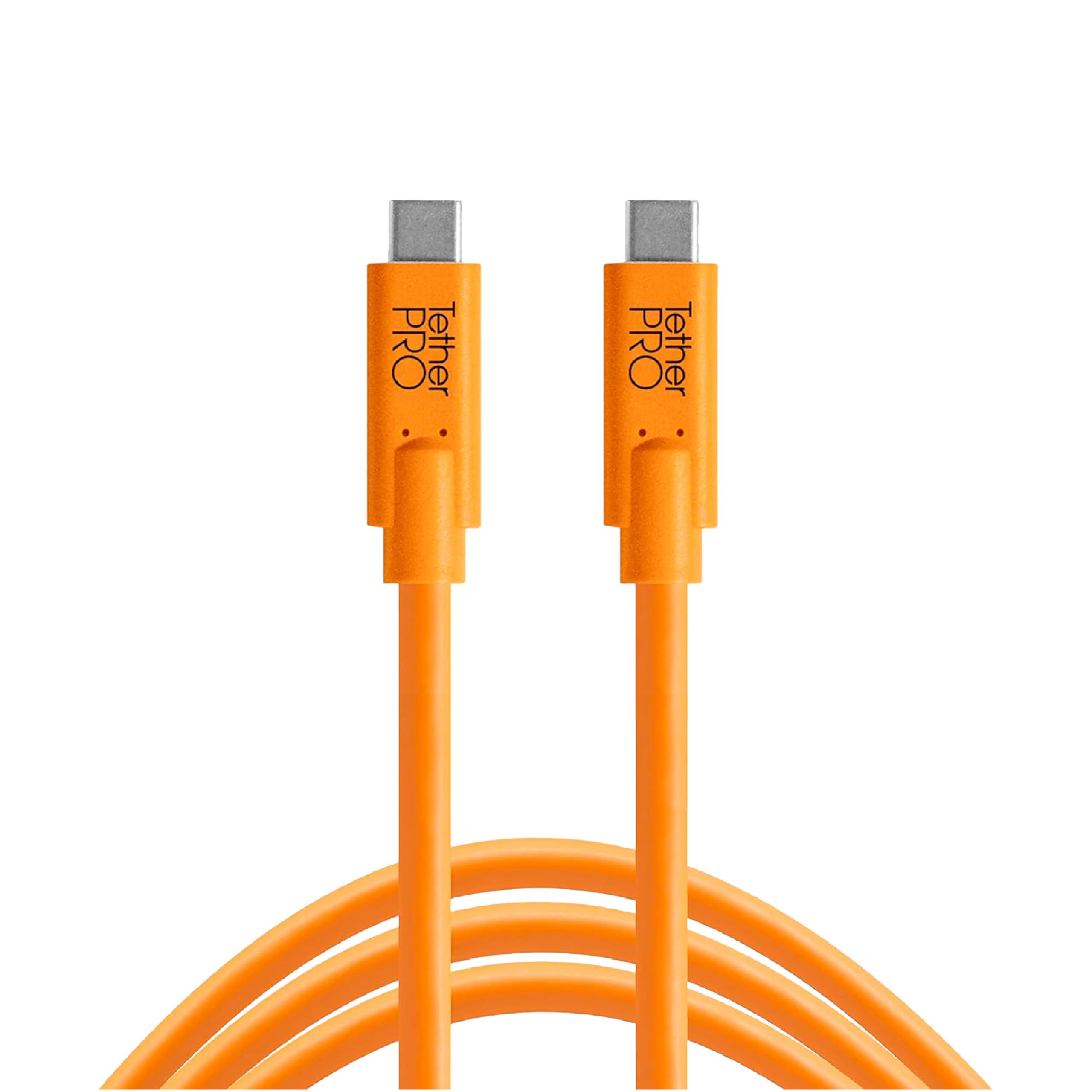 Tether Tools USB-C a USB-C 4,60 m, color naranja
