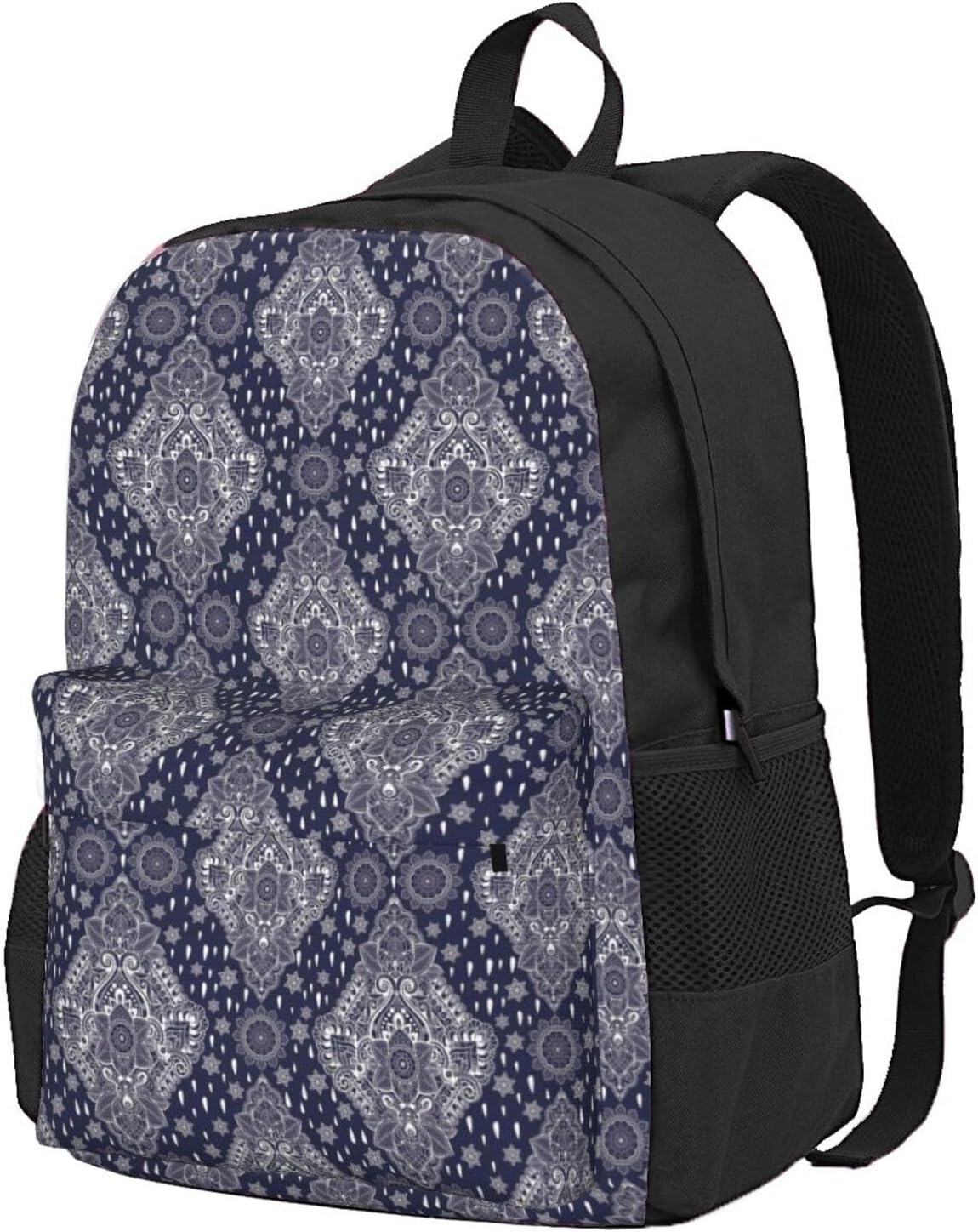 Backpack Bandana Pattern Paisley Large Capacity A4 Storage Lightweight School Travel Multifunctional Unisex Celebration Backpack Cute Gift