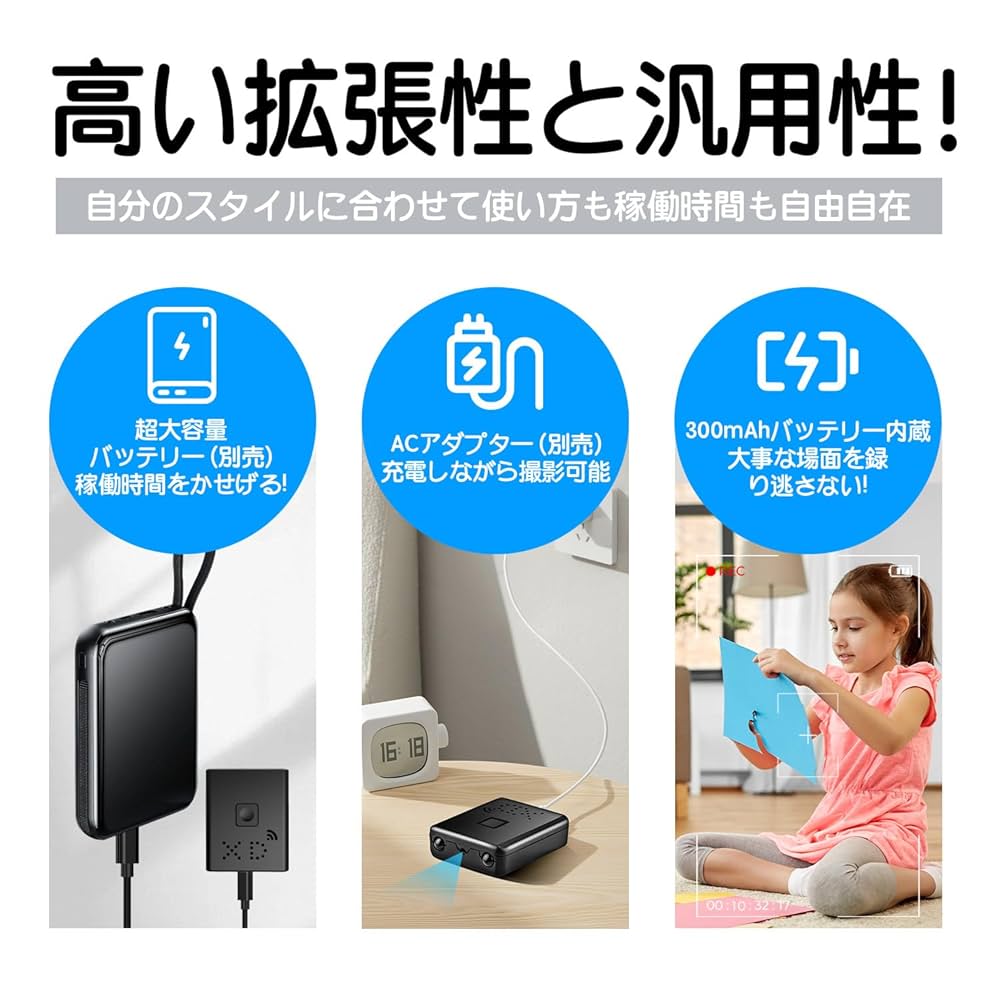 防犯カメラ SmartCam A1 (スペシャルセット) 日本語説明書付