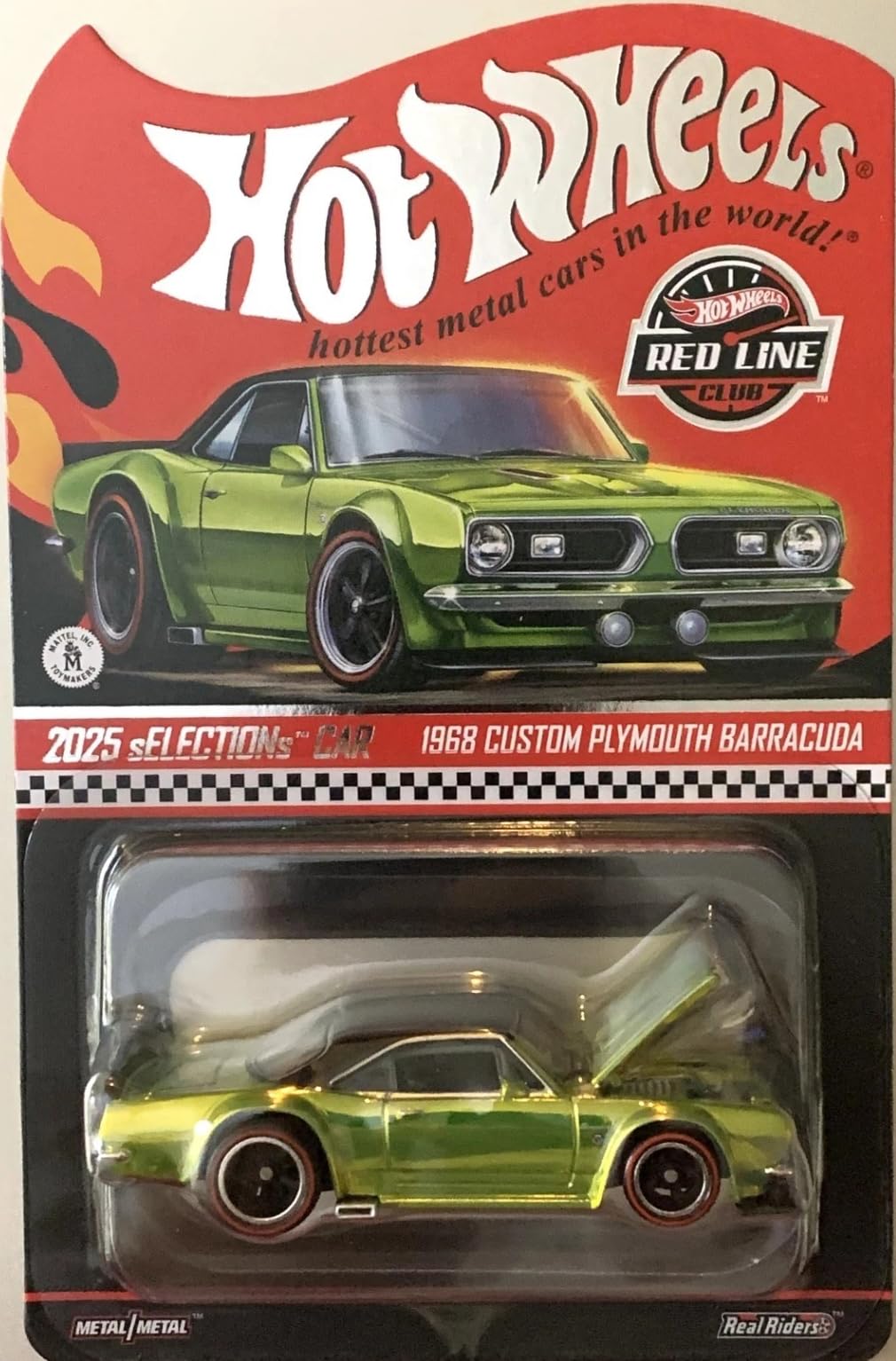 ホットウィール 1968 カスタム・プリマス・バラクーダ Amazon | Hot Wheels RLC 1968 カスタム プリマス バラクーダ