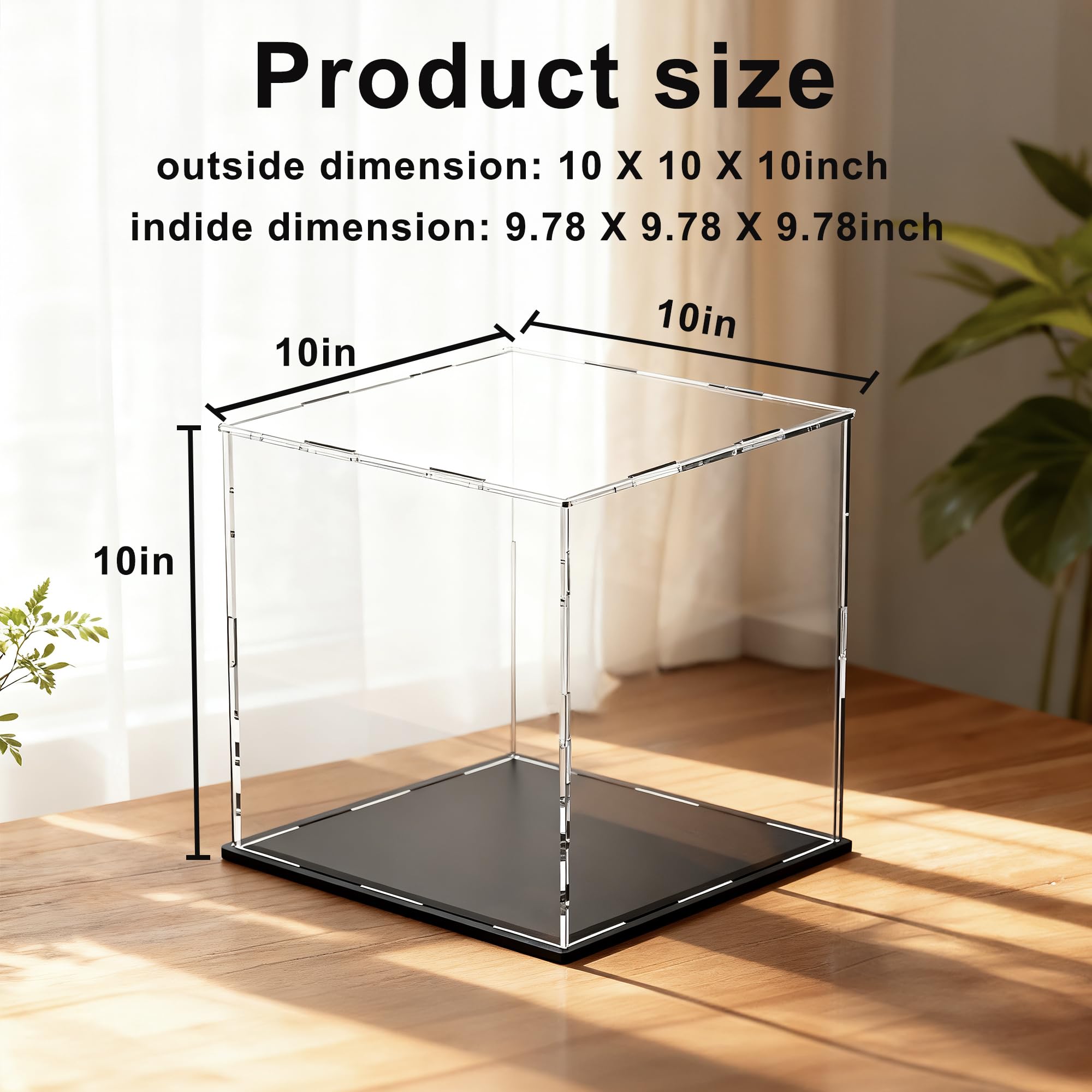 BE-BOP-HIGHSCHOOL 10個入りディスプレイボックス Amazon.com: HOPEME 10 Inch Clear Acrylic Display Case, Cube
