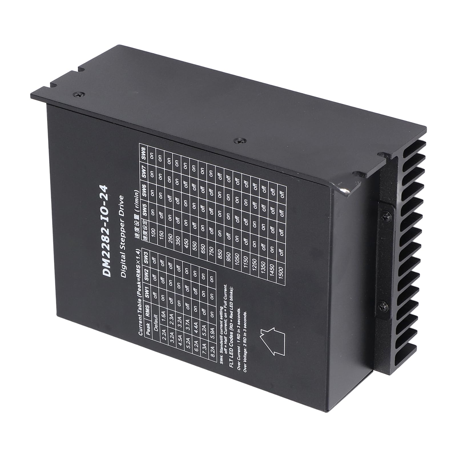 Fafeicy Controlador de Motor Paso a Paso Digital de 2 Fases, Serie DM