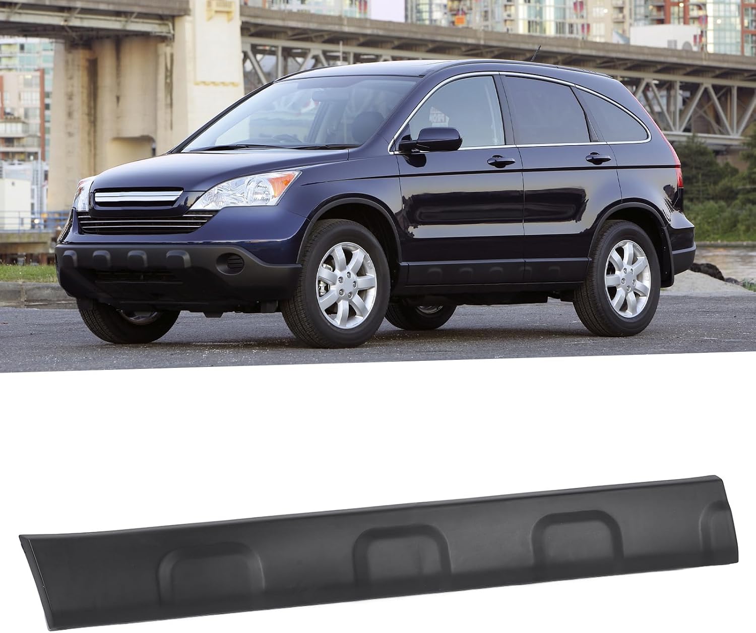 Front Door Lower Protective Trim Panel, High Strength Side Door Bottom Trim, Ideal for CRV 2007-2011 SUV Exterior Enhancement (Driver Left Front 75332-SWA-003)