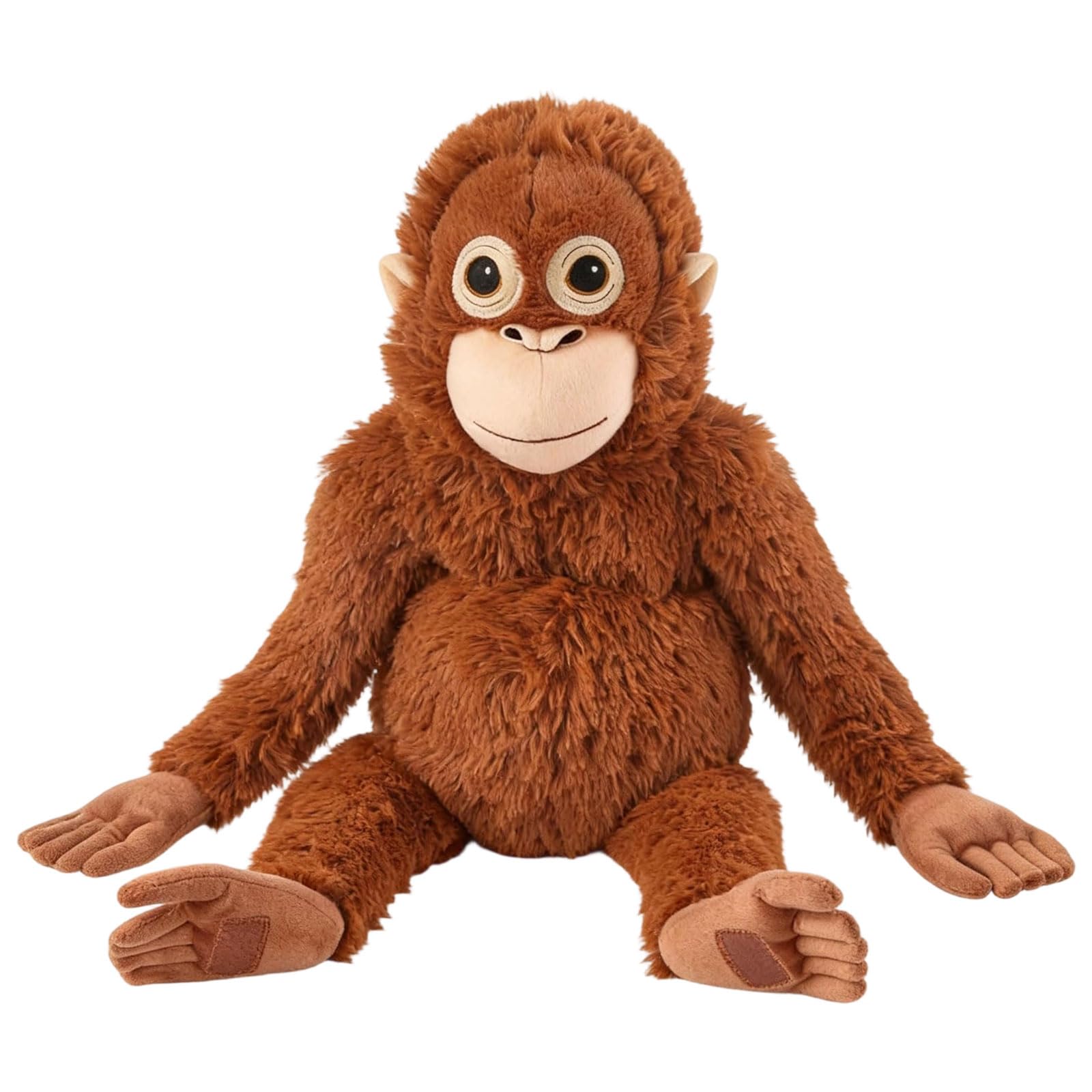 Punch Monkey Peluche, Peluche de orangután Grande de 66 cm, Manos MagnéTicas Mono de Peluche, Lavable y Seguro para niños,Peluche de Apoyo Emocional para Niños y Adultos