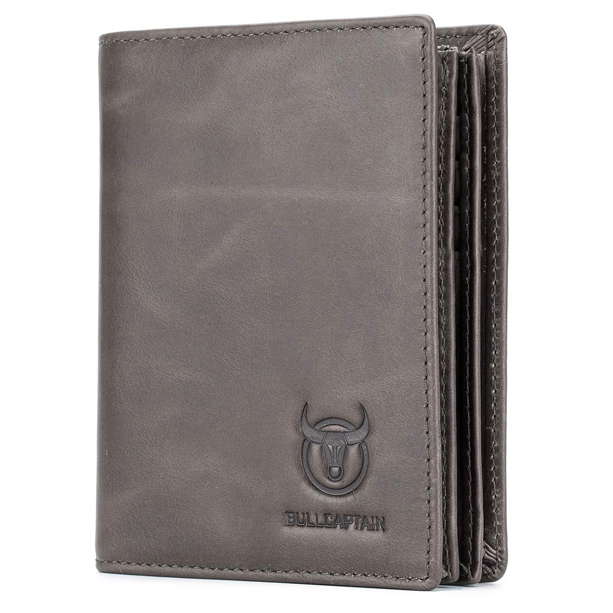 Large Capacity Genuine Leather Bifold Wallet/Credit Card Holder for Men with 15 Card Slots QB-027