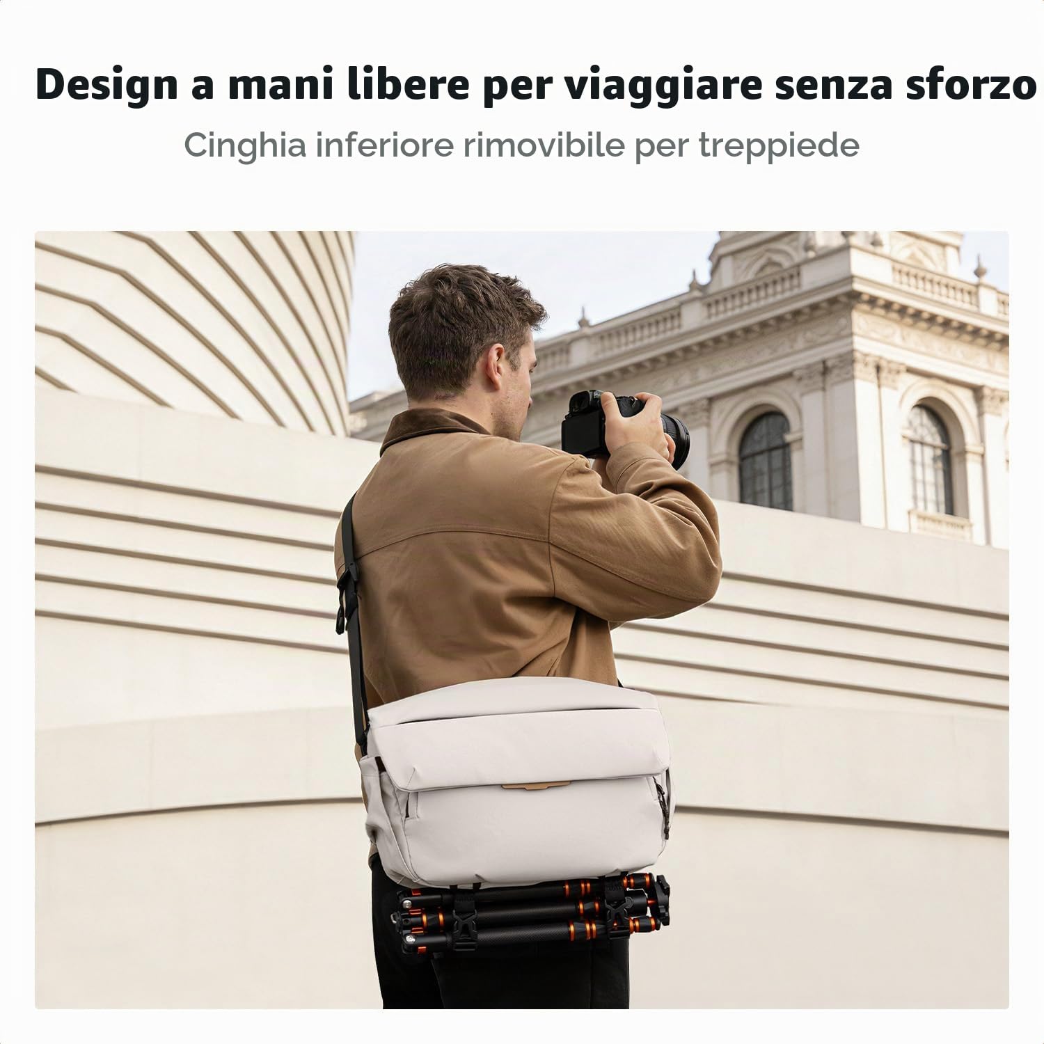 K&F CONCEPT Borsa a Tracolla per Fotocamera