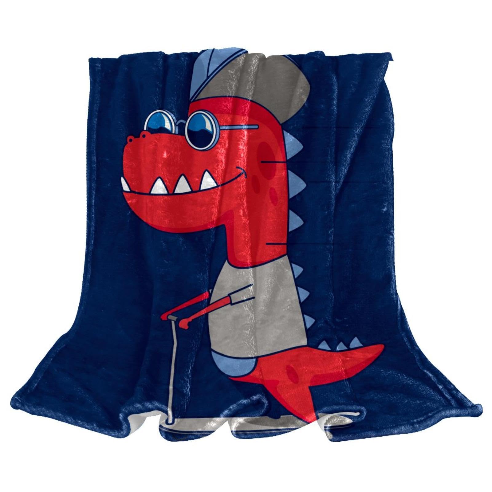 Couverture polaire dinosaure mignon pour des soirées cocooning chaleureuses sur le canapé