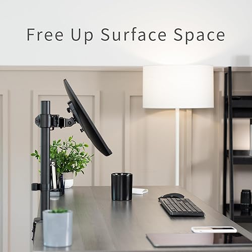 Miniatura 8 de Soporte de escritorio VIVO para un monitor LCD para 1pantalla de hasta 27 pulgadas