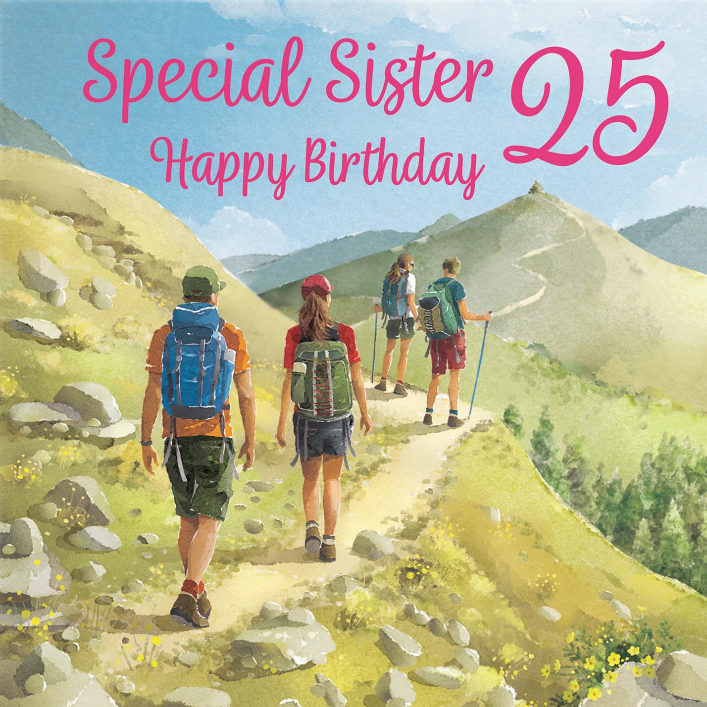 Hunts England - Biglietto Di Compleanno Per 25° Figlio Badgers