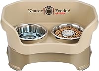 Vista 52 de Neater Pet Brands Neater Feeder Deluxe Cuencos para Perros Elevad os a Prueba de Derrames para Perros Pequeños Menos de 19 lbs, Fabricado en EE.UU.