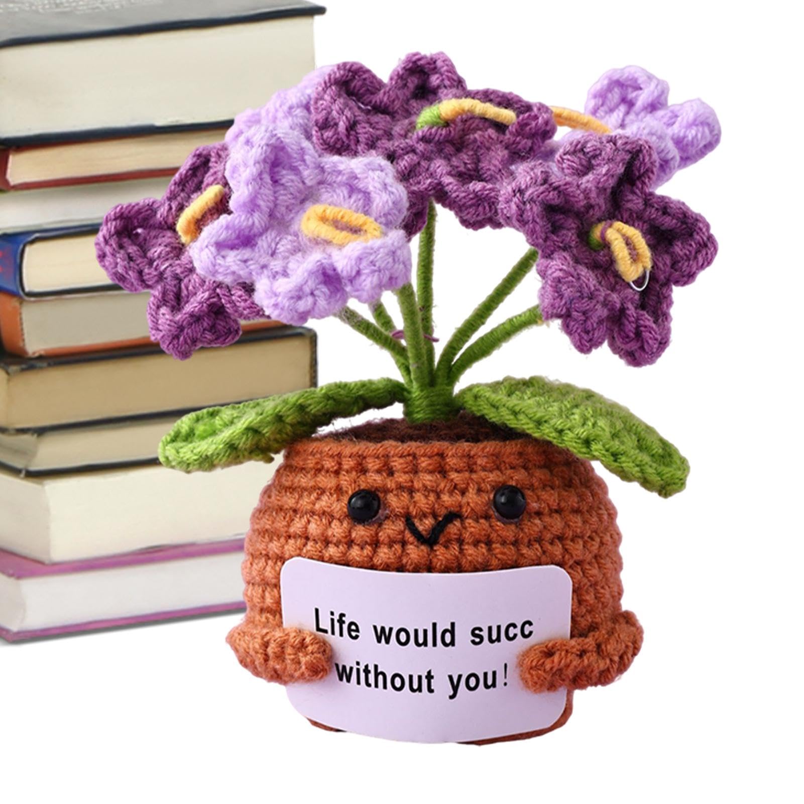 Crochet Soutien Émotionnel Amusant pour Bureau Étagère Table de Chevet