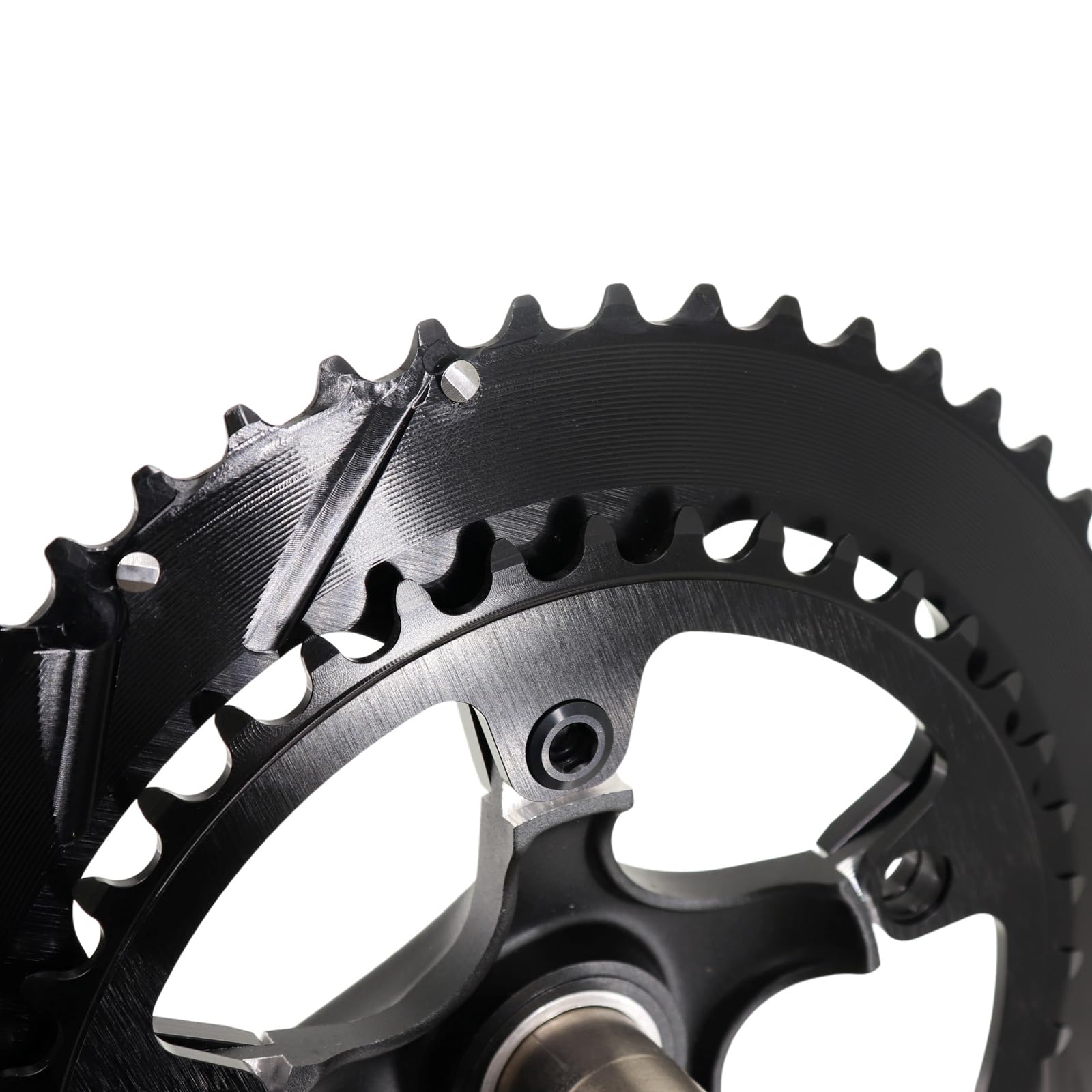 Amazon | STONE 自転車 110bcd ダブルチェーンリングシマノ 12
