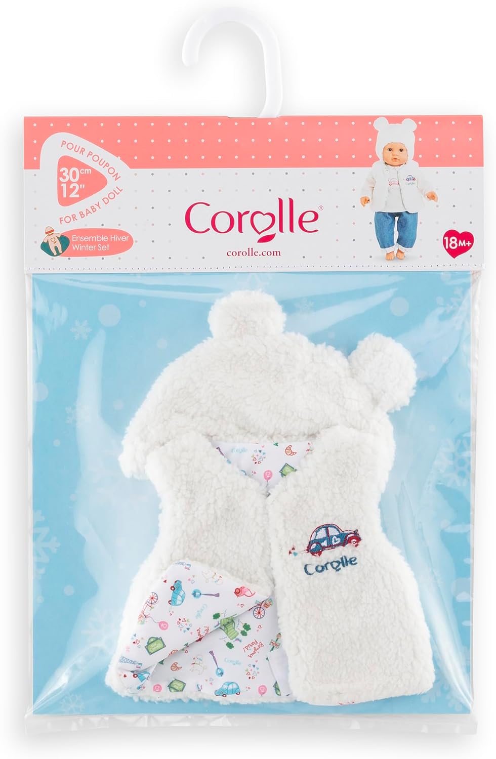 Corolle - Winter set, a weekend in Paris, clothes, for dolls 30 cm, from 18 months, 9000111080