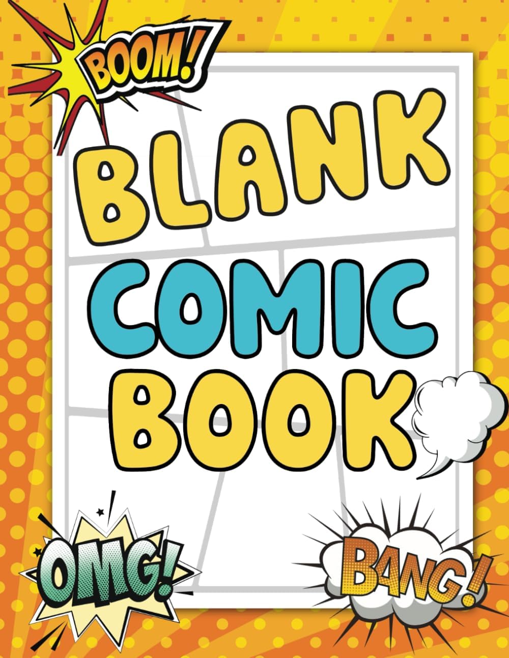 Blank Comic Book Notebook For Kids : Create Your Own Comics, Comic Book Strip Templates For Drawing: Super Hero Comics