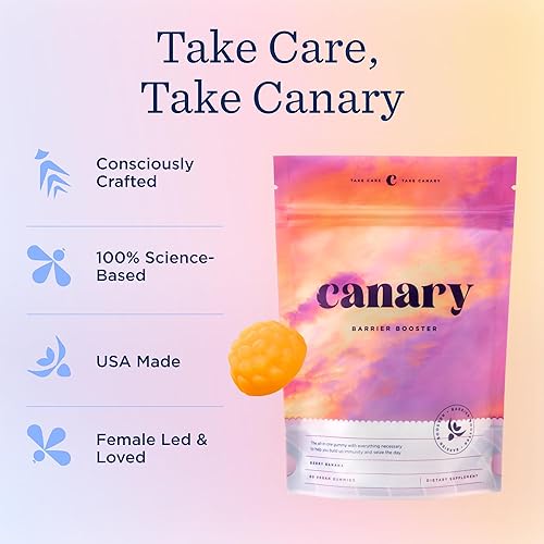 Miniatura 3 de Canary Barrera Booster Vitamina A, D y K Gomitas de apoyo inmunológico, ideal para apoyo inmunológico, fuerza ósea y salud cardiovascular, sabor