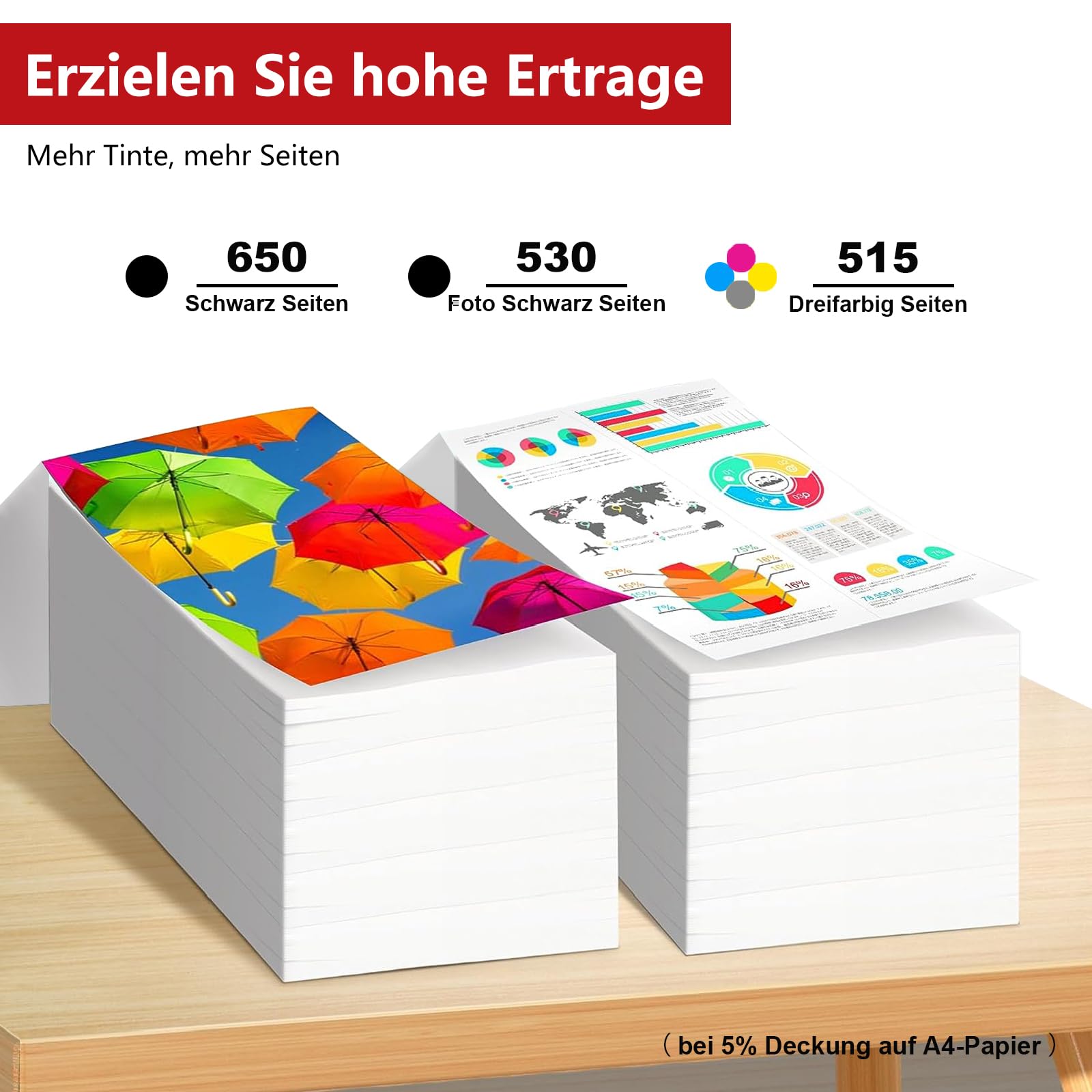 Lot De 6 Cartouches D'encre XL Compatibles Canon PIXMA TS (PGI530 CLI531) - Neuf