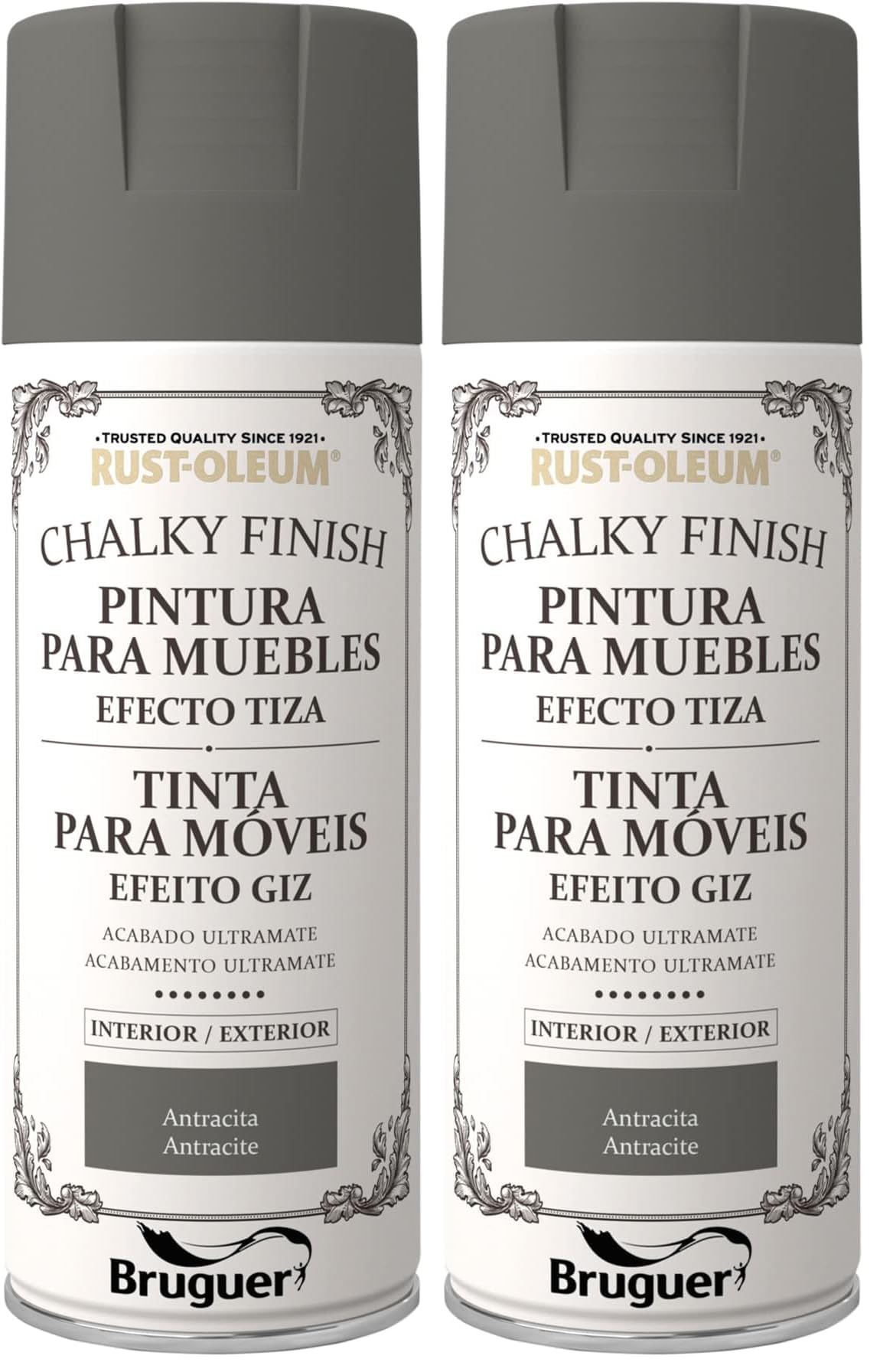 Pintura para muebles en spray Bruguer Rust-Oleum para pintar esquinas difíciles sin dejar marcas