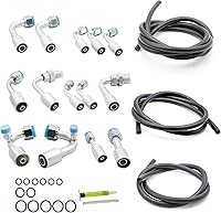 ASTROSYNC Universal AC Hose Kit for GM Vehicles - Extended Length Hoses, Fittings & O-Rings for Buick Chevy Cadillac GMC