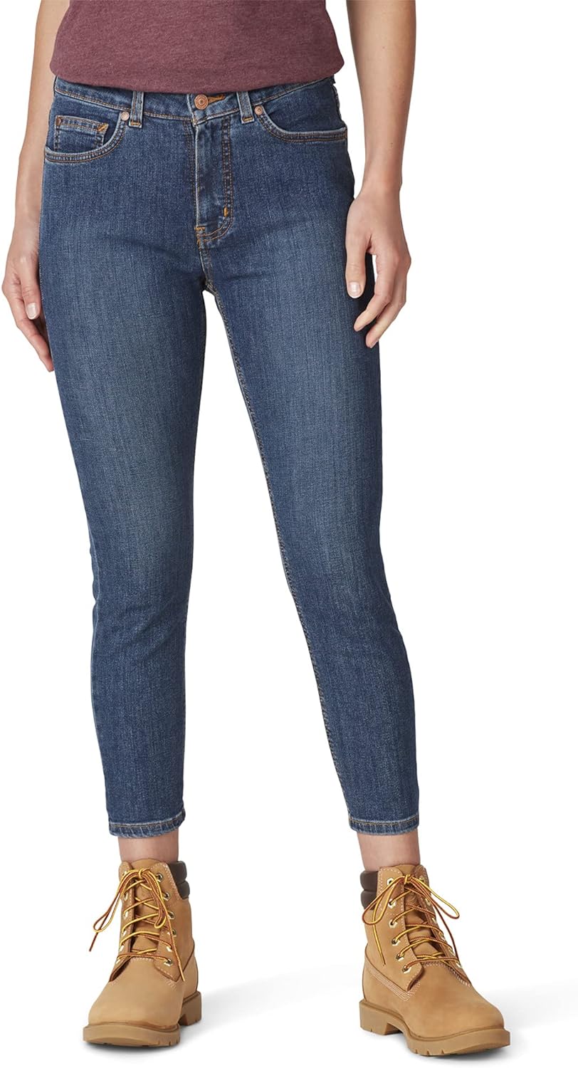 Dickies レディース パーフェクトシェイプ デニム カプリパンツ US サイズ: 4 カラー: ブルー