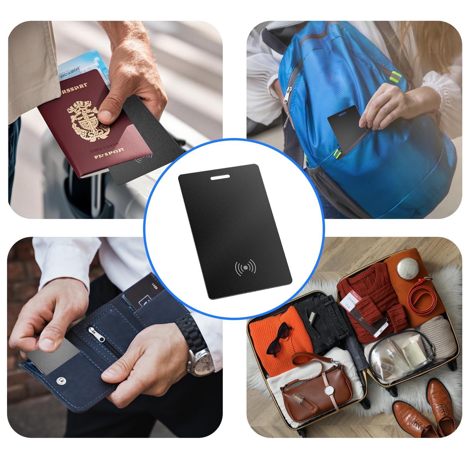 Wallet Tracker Android, 1,6 Mm Ultradünne Tracker Karte Android