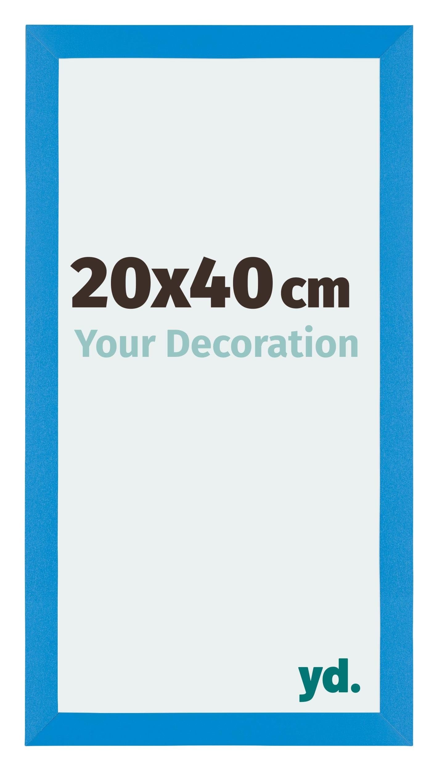 Your Decoration - Picture Frame 20x40 cm - Bright Blue - Decorative Wall Frame in MDF with Antireflection - Frame 20x40 - Mura โ image 1