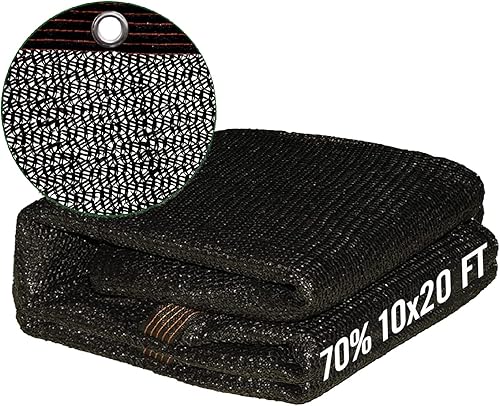 Miniatura 17 de UCINNOVATE Tela de protección solar para invernadero, 70 % de malla para invernadero, tela de malla de 10 x 10 pies, protección solar, resistente a